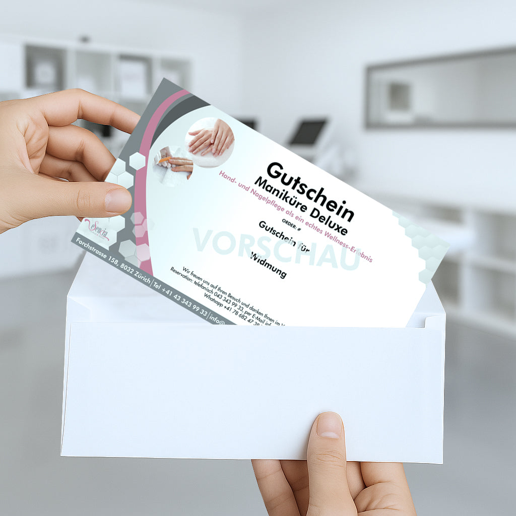 Gutschein Maniküre Deluxe