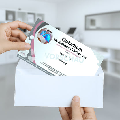 Gutschein Bio Kollagen Lichttherapie