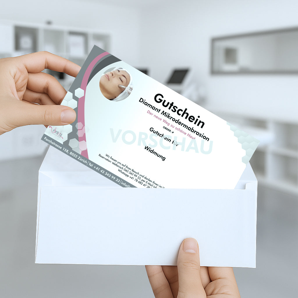 Gutschein Diamant Mikrodermabrasion