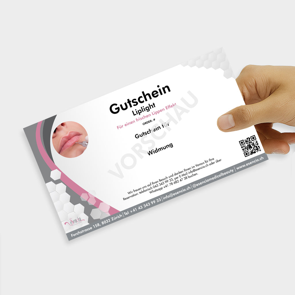 Gutschein Liplight