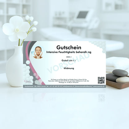 Gutschein Intensive Feuchtigkeits behandlung