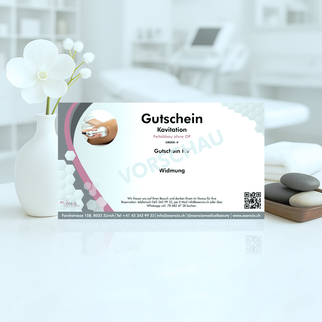 Gutschein Kavitation