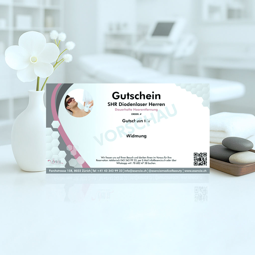 Gutschein SHR Diodenlaser Herren