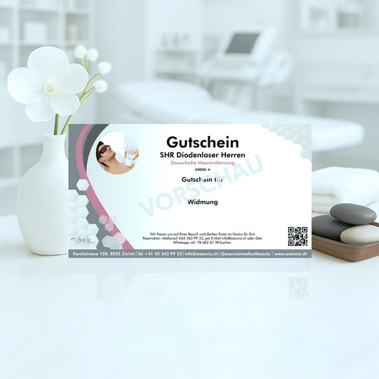 Gutschein SHR Diodenlaser Herren