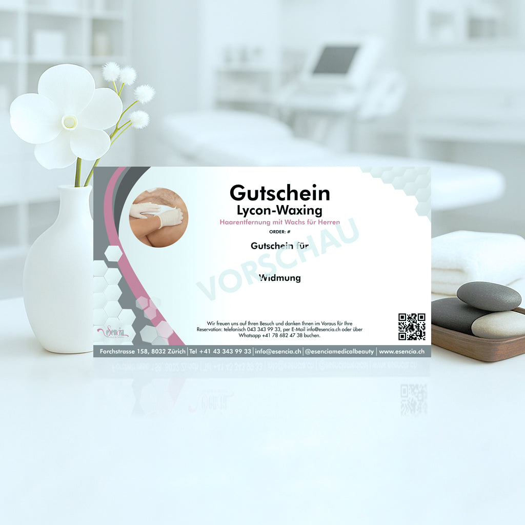 Gutschein Lycon-Waxing für Herren