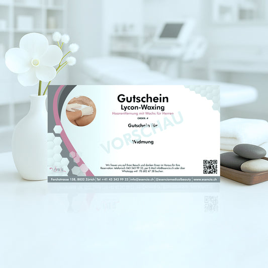 Gutschein Lycon-Waxing für Herren