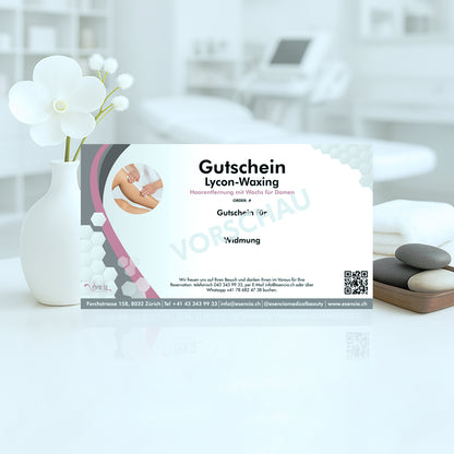 Gutschein Lycon-Waxing für Damen